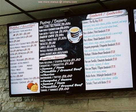 Mimi's cuban bakery and cafe menu  1,367 likes · 2 talking about this · 91 were here